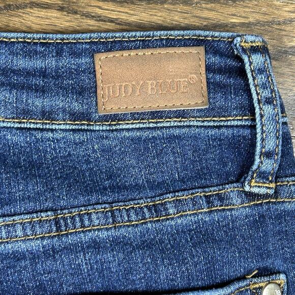 Judy Blue Jeans Womens 9 | 29 Skinny Fit Dark Wash Mid Rise Stretch Denim - Picture 14 of 14
